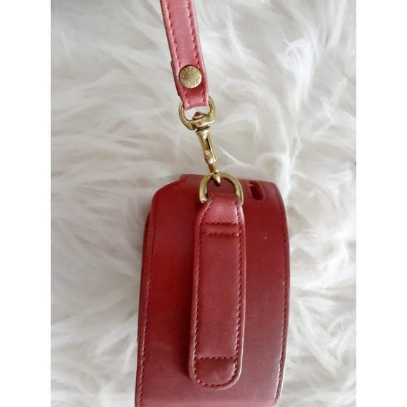 Coach Red Vintage Multi Cell Phone Wristlet - Picture 11 of 11